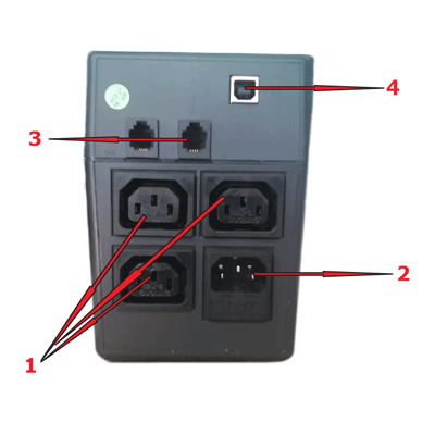  Sỉ Bộ lưu điện UPS Santak BLAZER-600E 600VA / 360W loại tốt